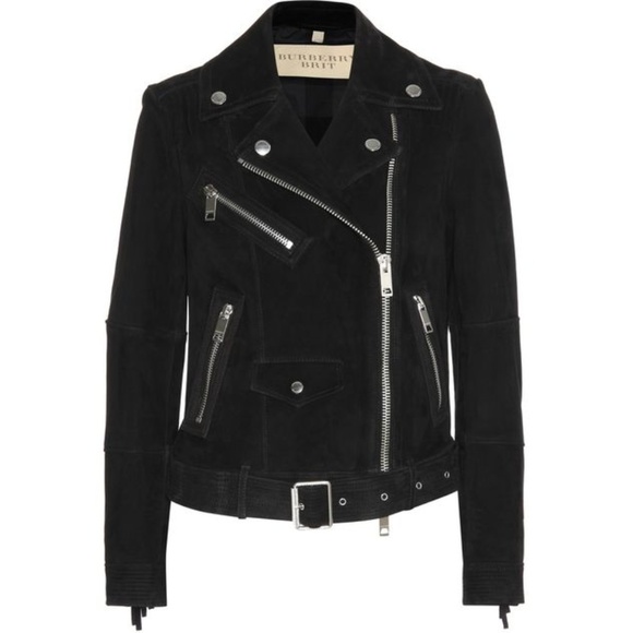 Burberry Jackets & Blazers - Flash📣SALE BURBERRY Arnstead Suede Leather Jacket